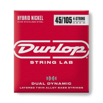 Dunlop DBHYN 45105 Bass Strenge 45-105 Hybrid Nickel