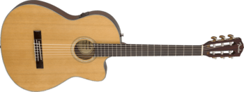 Fender CN-140SCE Nylon Thinline Spansk guitar naturfarvet