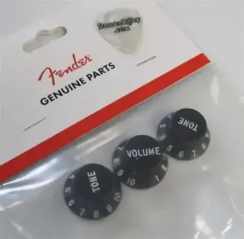 Knobs, strat, black
