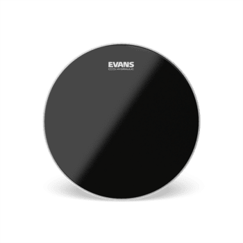 Evans 14" coated black tam skind