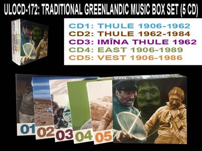 Traditional greenlandic Music box set 5 cd