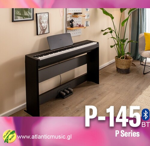 Yamaha P145BT elpiano inkl. stativ & pedalsæt