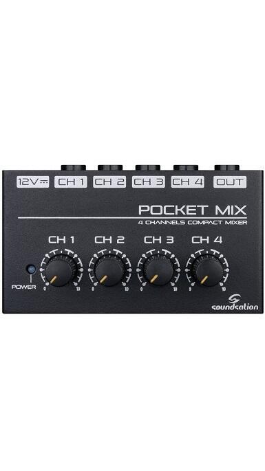 Pocket mix 4 channels