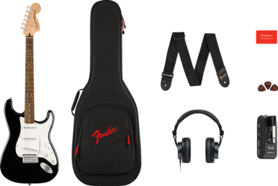 Squier Affinity Stratocaster Mustang Micro Pack