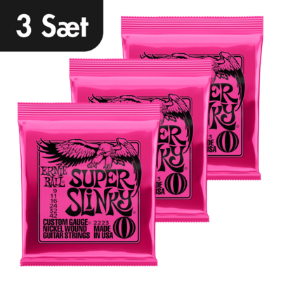 3 Sæt - Ernie Ball Super Slinky 2223